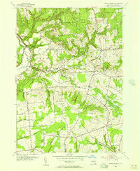 North Western New York Historical topographic map, 1:24000 scale, 7.5 X 7.5 Minute, Year 1955