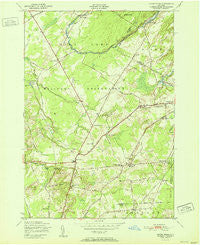 North Wilna New York Historical topographic map, 1:24000 scale, 7.5 X 7.5 Minute, Year 1951
