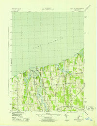 North Wolcott New York Historical topographic map, 1:31680 scale, 7.5 X 7.5 Minute, Year 1943