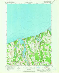 North Wolcott New York Historical topographic map, 1:24000 scale, 7.5 X 7.5 Minute, Year 1953