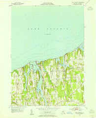North Wolcott New York Historical topographic map, 1:24000 scale, 7.5 X 7.5 Minute, Year 1953