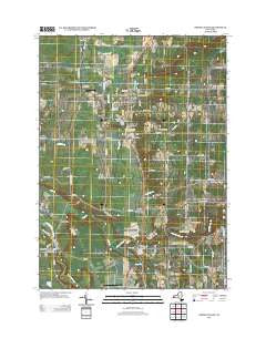North Collins New York Historical topographic map, 1:24000 scale, 7.5 X 7.5 Minute, Year 2013