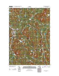North Creek New York Historical topographic map, 1:24000 scale, 7.5 X 7.5 Minute, Year 2013