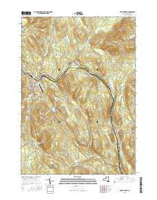 North Creek New York Current topographic map, 1:24000 scale, 7.5 X 7.5 Minute, Year 2016