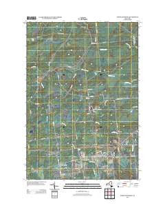 North Lawrence New York Historical topographic map, 1:24000 scale, 7.5 X 7.5 Minute, Year 2013