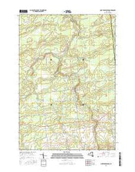 North Lawrence New York Current topographic map, 1:24000 scale, 7.5 X 7.5 Minute, Year 2016