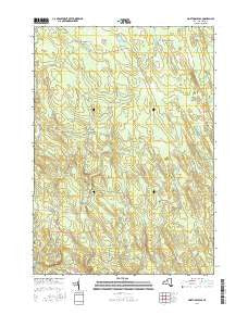 North Osceola New York Current topographic map, 1:24000 scale, 7.5 X 7.5 Minute, Year 2016