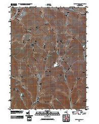 North Sanford New York Historical topographic map, 1:24000 scale, 7.5 X 7.5 Minute, Year 2010