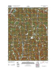 North Sanford New York Historical topographic map, 1:24000 scale, 7.5 X 7.5 Minute, Year 2013
