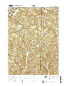 North Sanford New York Current topographic map, 1:24000 scale, 7.5 X 7.5 Minute, Year 2016