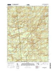 North Wilmurt New York Current topographic map, 1:24000 scale, 7.5 X 7.5 Minute, Year 2016