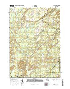 North Wilna New York Current topographic map, 1:24000 scale, 7.5 X 7.5 Minute, Year 2016