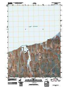North Wolcott New York Historical topographic map, 1:24000 scale, 7.5 X 7.5 Minute, Year 2010