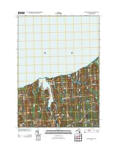 North Wolcott New York Historical topographic map, 1:24000 scale, 7.5 X 7.5 Minute, Year 2013