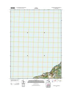 North of Dunkirk New York Historical topographic map, 1:24000 scale, 7.5 X 7.5 Minute, Year 2013