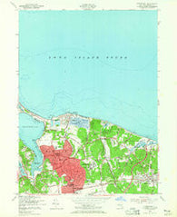 Northport New York Historical topographic map, 1:24000 scale, 7.5 X 7.5 Minute, Year 1954