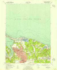 Northport New York Historical topographic map, 1:24000 scale, 7.5 X 7.5 Minute, Year 1954