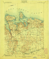 Northport New York Historical topographic map, 1:62500 scale, 15 X 15 Minute, Year 1903