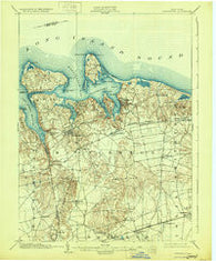 Northport New York Historical topographic map, 1:62500 scale, 15 X 15 Minute, Year 1903