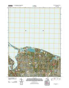 Northport New York Historical topographic map, 1:24000 scale, 7.5 X 7.5 Minute, Year 2011