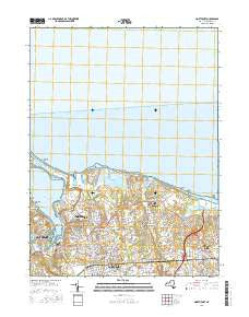Northport New York Current topographic map, 1:24000 scale, 7.5 X 7.5 Minute, Year 2016