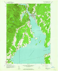 Northville New York Historical topographic map, 1:24000 scale, 7.5 X 7.5 Minute, Year 1945