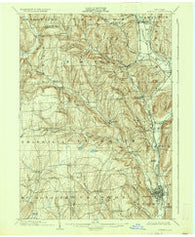 Norwich New York Historical topographic map, 1:62500 scale, 15 X 15 Minute, Year 1903