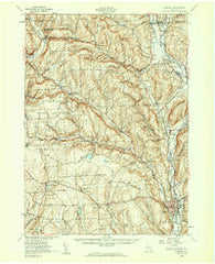 Norwich New York Historical topographic map, 1:62500 scale, 15 X 15 Minute, Year 1944