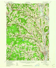 Norwich New York Historical topographic map, 1:62500 scale, 15 X 15 Minute, Year 1944
