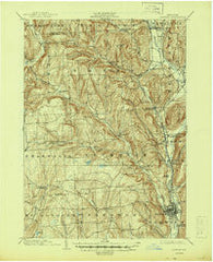 Norwich New York Historical topographic map, 1:62500 scale, 15 X 15 Minute, Year 1903