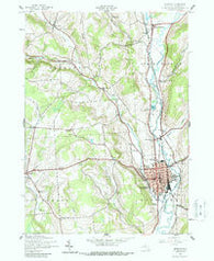 Norwich New York Historical topographic map, 1:24000 scale, 7.5 X 7.5 Minute, Year 1943