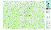 Norwich New York Historical topographic map, 1:100000 scale, 30 X 60 Minute, Year 1986
