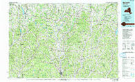 Norwich New York Historical topographic map, 1:100000 scale, 30 X 60 Minute, Year 1986
