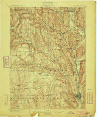 Norwich New York Historical topographic map, 1:62500 scale, 15 X 15 Minute, Year 1903