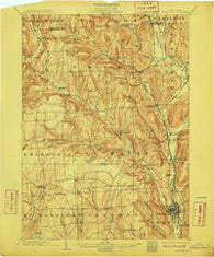 Norwich New York Historical topographic map, 1:62500 scale, 15 X 15 Minute, Year 1903