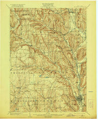 Norwich New York Historical topographic map, 1:62500 scale, 15 X 15 Minute, Year 1903