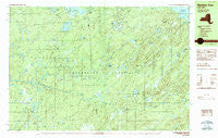 Number Four New York Historical topographic map, 1:25000 scale, 7.5 X 15 Minute, Year 1989