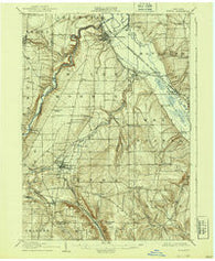Nunda New York Historical topographic map, 1:62500 scale, 15 X 15 Minute, Year 1905