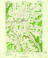 Nunda New York Historical topographic map, 1:24000 scale, 7.5 X 7.5 Minute, Year 1943