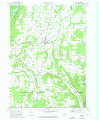 Nunda New York Historical topographic map, 1:24000 scale, 7.5 X 7.5 Minute, Year 1972