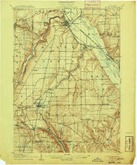 Nunda New York Historical topographic map, 1:62500 scale, 15 X 15 Minute, Year 1905
