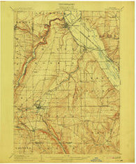 Nunda New York Historical topographic map, 1:62500 scale, 15 X 15 Minute, Year 1905
