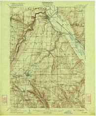Nunda New York Historical topographic map, 1:62500 scale, 15 X 15 Minute, Year 1905
