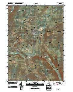 Nunda New York Historical topographic map, 1:24000 scale, 7.5 X 7.5 Minute, Year 2010