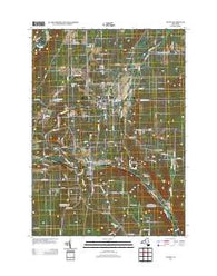 Nunda New York Historical topographic map, 1:24000 scale, 7.5 X 7.5 Minute, Year 2013