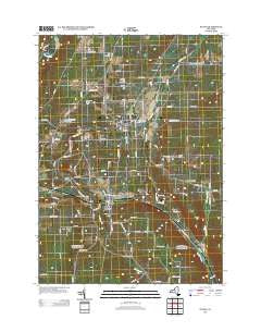 Nunda New York Historical topographic map, 1:24000 scale, 7.5 X 7.5 Minute, Year 2013