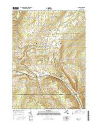 Nunda New York Current topographic map, 1:24000 scale, 7.5 X 7.5 Minute, Year 2016