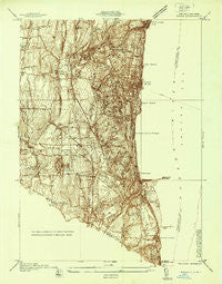 Nyack New York Historical topographic map, 1:24000 scale, 7.5 X 7.5 Minute, Year 1937