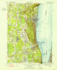 Nyack New York Historical topographic map, 1:24000 scale, 7.5 X 7.5 Minute, Year 1940