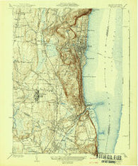Nyack New York Historical topographic map, 1:31680 scale, 7.5 X 7.5 Minute, Year 1942